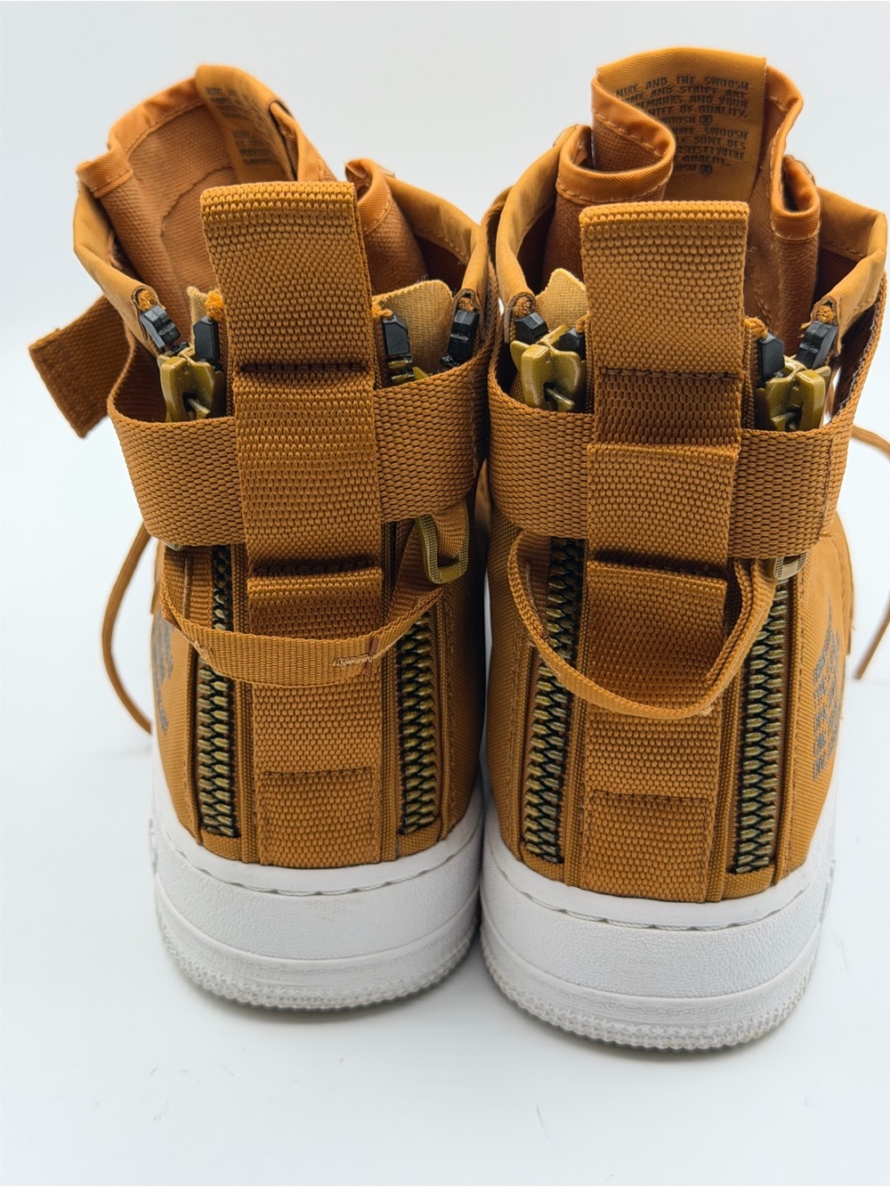 Nike SF Air Force 1 Mid Sneakers 917753-700 Desert Ochre Authentic 2017 Men’s 9 - Picture 9 of 15
